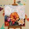 Flowers Paint-by-Numbers Kit for Adults (16"x16") – Beginner-Friendly DIY Canvas Painting, Acrylic/Watercolor Oil Art for Home Decor & Gifts